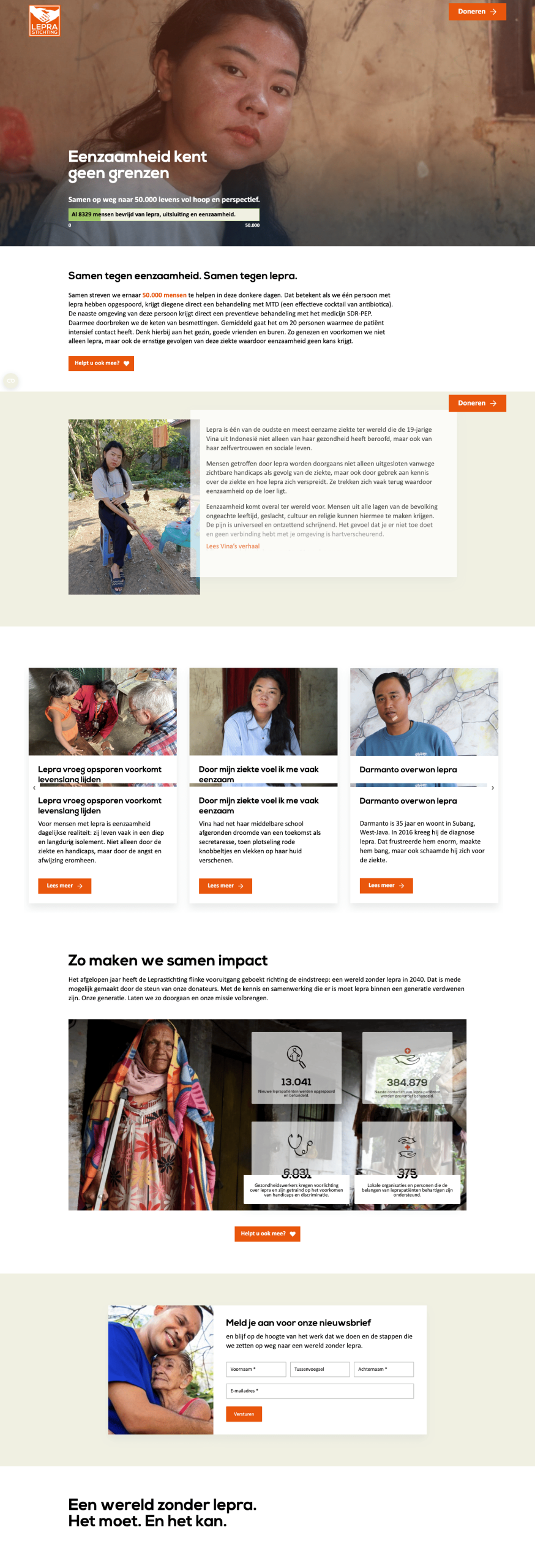 screenshot [www.leprastichting.nl]